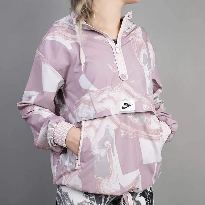 женская розовая куртка Nike Printed Jacket 908766-694 - цена, описание, фото 2